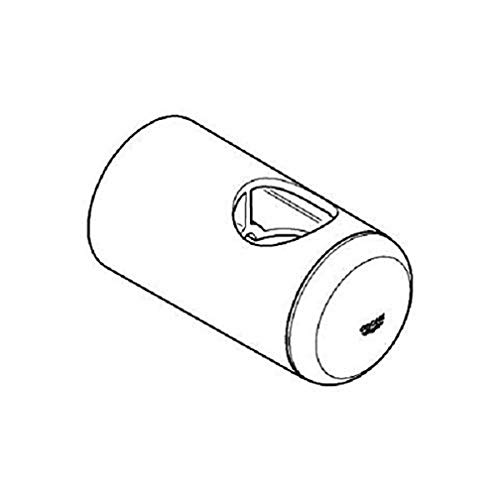 Grohe Gro-45362000 45362000-Soporte Riel De Ducha, Cromo (Chrome), Nero