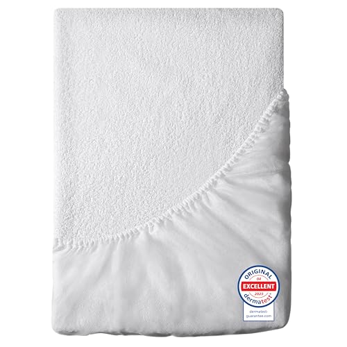 Coprimaterasso Singolo Impermeabile 90X190 Antiacaro E Ipoallergenico Dreamzie - (Made In Eu E Certificato Oeko-Tex) - Copri Materasso Con Angoli