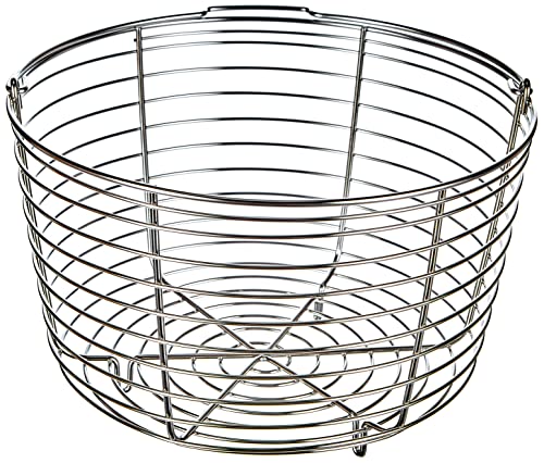 Lagostina Cestello In Filo Per Cottura A Vapore In Acciaio Inox 18/10, Ø 19 Cm, Accessorio Per Pentola A Pressione Capacità 7 / 9 Litri, Vaporiera Per