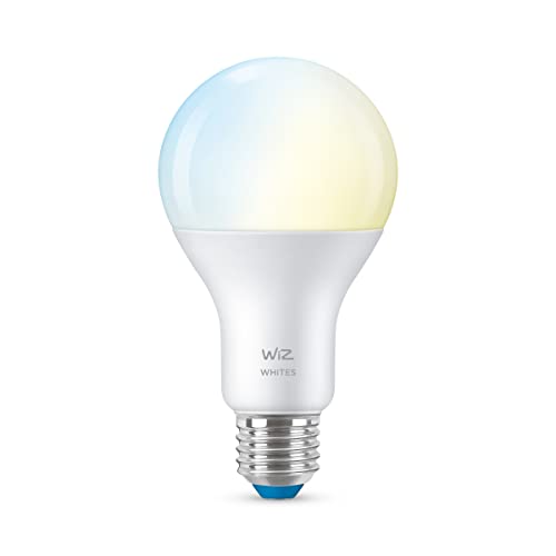 Wiz Lampadina Smart Wifi, Luce Bianca Da Calda A Fredda Dimmerabile, E27, 100W, Tecnologia Spacesense, Controllo Vocale (Alexa, Apple Homekit, Google
