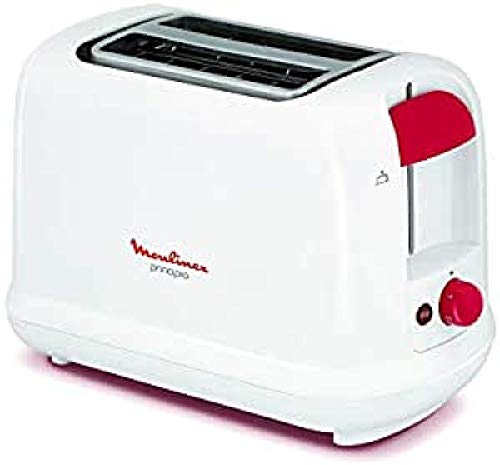 Moulinex Principio 2 2Fetta/E 850W Bianco Tostapane