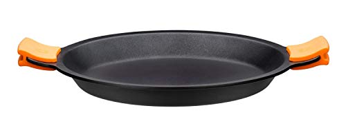 Bra, Padella Antiaderente Per Paella "Efficient" In Alluminio Pressofuso, Ø 40 Cm, Adatta Per Piani Cottura A Induzione