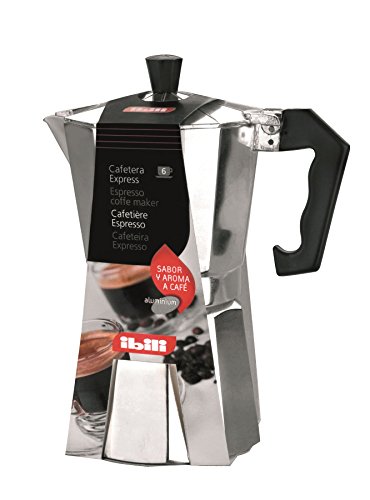 Ibili Moka Express Bahia; 6 Tazze, 300 Ml, Alluminio