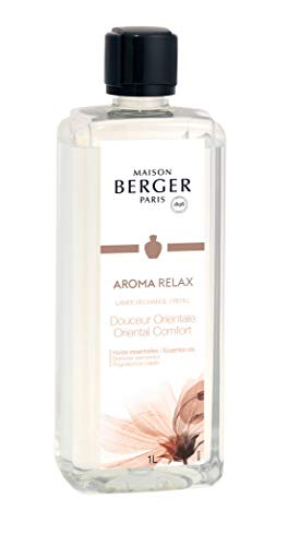 Maison Berger Profumo Relax Delicato Profumatore Per, Douceur Orientale/Morbidezza Orientale, 1.00 L (1Er Pack), 1000 Unità