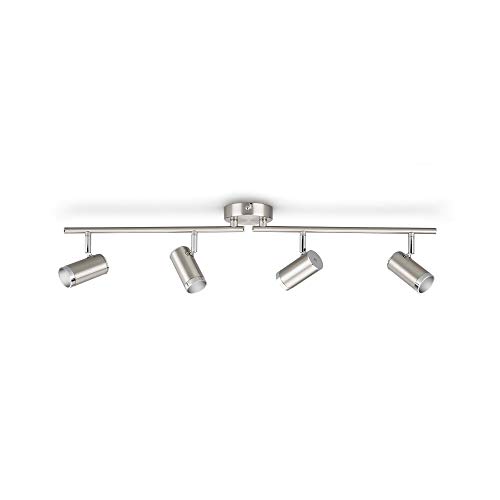 Philips Espimas Faretti Con 4 Luce Punti, Led, 4.3 W, Cromo