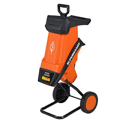Superhandy Biotrituratore Elettrico Portatile Polipropilene Corpo Pro 17: 1 Riduzione 2400W 230 V Ca 1.5" (39 Mm) Portata Max W / (2) Doppio Bordo Bla