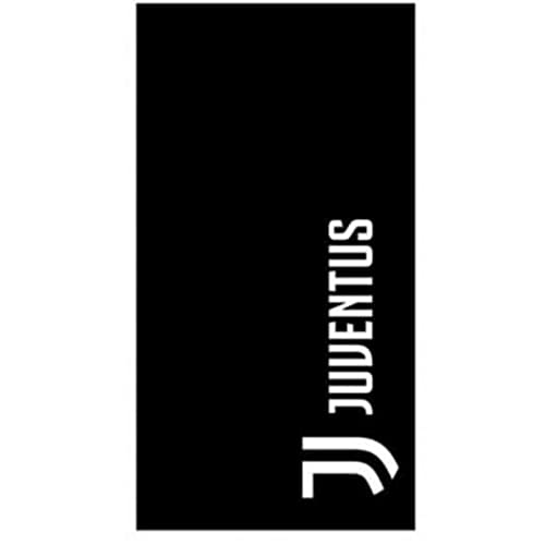 Hermet Juventus Fc, Telo Mare Piscina In Spugna, 100% Cotone, Bianco Nero, 90X170 Cm, Prodotto Ufficiale