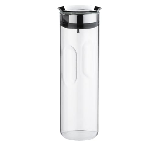 Wmf Motion - Caraffa Per Acqua, 1,25 L, Altezza 29 Cm, Coperchio In Silicone, Chiusura A Scatto, Impugnatura, Lavabile In Lavastoviglie