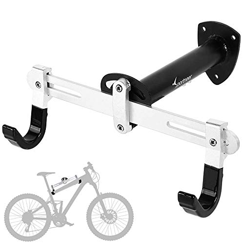 Sportneer Supporto Da Parete Per Bici, Gancio Per Biciclette Da Interno Per Bici Da Strada, Mountain Bike, Bmx, Lunghezza Angolare Regolabile