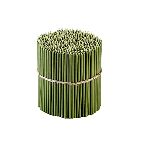 Danilovo Candele (Verde) Profumate In Pura Cera D’Api – Candele Chiesa Ortodossa Per Preghiere, Natale, Lunghe, N140, Altezza 16 Centimetri, 50 Pz