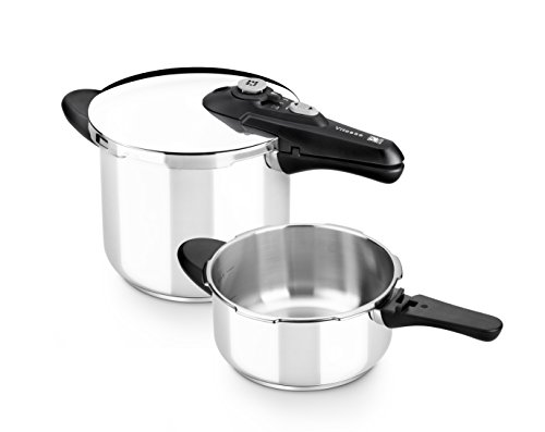 Bra Vitesse- Inox Set Pentole A Pressione 4+7 L