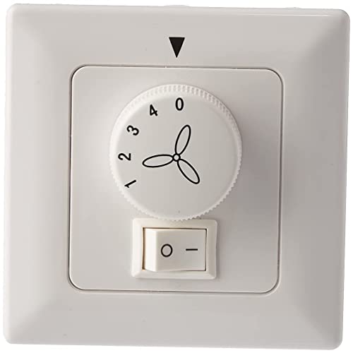 Westinghouse Lighting 78801 Interruttore A Parete Per Ventilatori Da Soffitto Con Illuminazione, Bianco