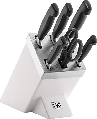Zwilling 35148-507-0 Four Star Ceppo Autoaffilante, 7 Pezzi, Bianco