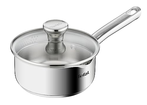 Tefal Casseruola Con Coperchio A70522 Duetto (16 Cm) In Acciaio Inox