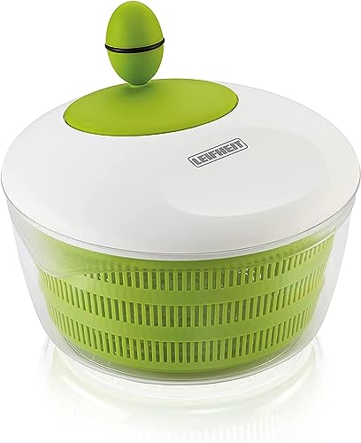 Leifheit 23069 Trend Centrifuga Per Insalata, Verde, 24.5 X 24.5 X 14 Cm