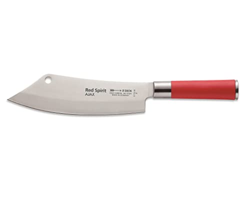 Coltello Per Cuoco F. Dick, Coltello Cucina "Ajax", Red Spirit (Coltello Con Lama Da 20 Cm, Acciaio X55Crmo14, Inox, 56° Hrc) 8172220