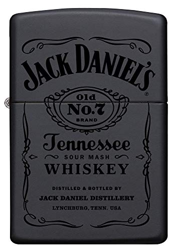 Zippo Feuerzeug 60001369 Jack Daniel'S Lighter, Metal, Silver, One Size