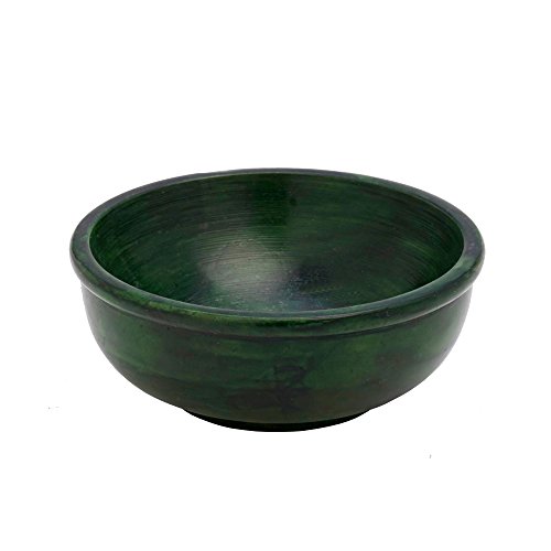 Nklaus Incensiere Verde Incensiere Diametro 11Cm Decorativo Ciotola In Pietra Ollare Bruciatore D'Incenso In Pietra Ollare 7520
