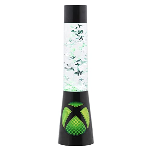 Paladone Xbox Lampe À Lave Scintillante, Éclairage D'Ambiance Lampe Relaxante, 33 Cm