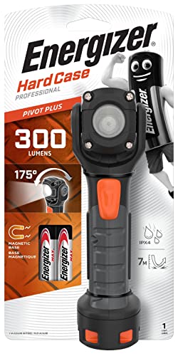 Energizer Linternas Profesionales Fl Linterna Hardcase Pivot 300 Lm, Grigio