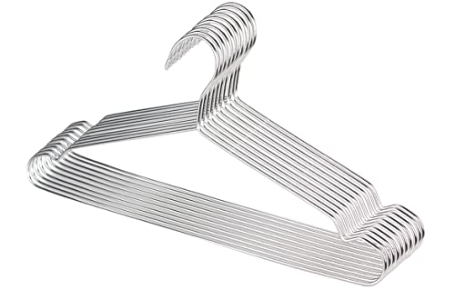 Puersit Gruccia Appendiabiti Acciaio Inossidabile 30 Piece, Salvaspazio, Non Scivola, Perfette Per Appendere Magliette, Giubbini, Cappotti, Camicie E 