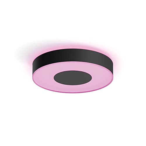 Philips Hue White And Color Ambiance Infuse, Plafoniera Smart, Media, Bluetooh, 33.5 W, Nera