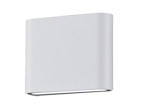 Trio Leuchten Thames Ii 227560231 - Lampada A Led Per Esterni, In Alluminio, 2 X 2,5 Watt, Colore: Bianco