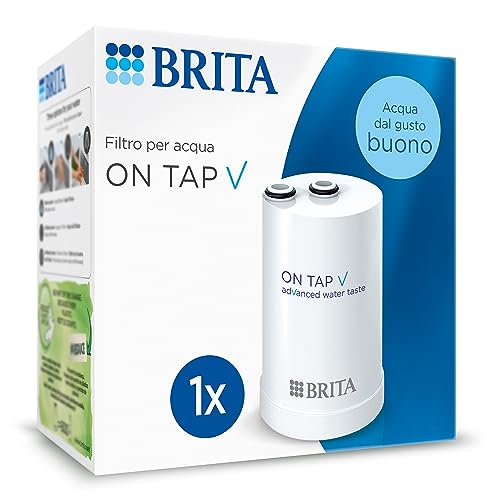 Brita Filtro On Tap V, 1 Filtro (4 Mesi) - Ricambio Per Avere Acqua Sostenibile Dal Gusto Migliore, Riduce Piccole Particelle, Metalli E Sostanze Che