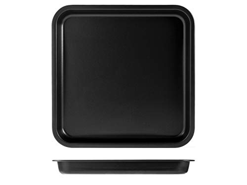 Vespa Teglia Sfornatutto 30X30 H.3, Acciaio, Black, 3