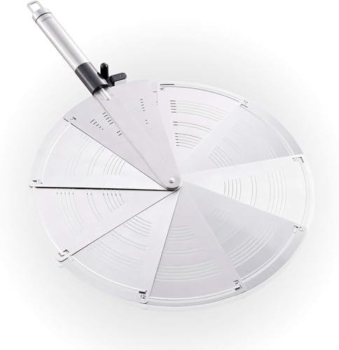 Leifheit Proline Paraspruzzi Ripiegabile, Acciaio Inox, 28 Cm