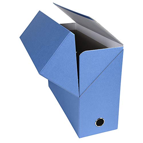 Exacompta - Réf. 89422E - 1 Boîte Transfert En Papier Toilé - Dos 120 Mm - Avec Un Œillet En Métal - Pour Format A4 - Dimensions 25,5 X 34 X 12 Cm - C