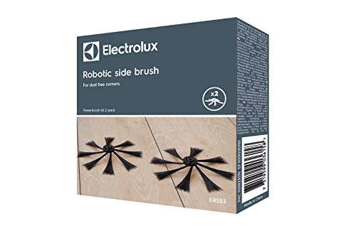 Electrolux Ersb3 Laterali Per Il Robot Aspirapolvere Purei9 (Confezione Da 2, Spazzole Di Ricambio, Precisa E Accurata, Aspirazione Ottimale, Extra Mo