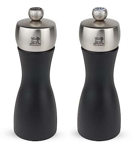 Peugeot Fidji Matt Schwarz - 15Cm Pfeffer- Und Salzmühlenset