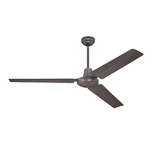 Westinghouse Lighting, Ventilatore A Soffitto Industrial, Interruttore A Parete, Ciclo Estate/Inverno, Ø 142 Cm 7862340, Metallo, Finitura In Espresso