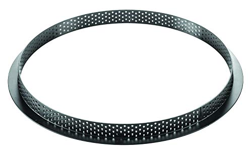 Silikomart - Anello Microforato Per Crostate Moderne Ø 25 Cm H 2 Cm, Resistente Al Calore