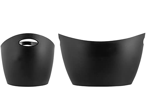 Home Spumantiera Igloo Acrilico Nero Utensili Da Cucina, 40X24Xh28Cm