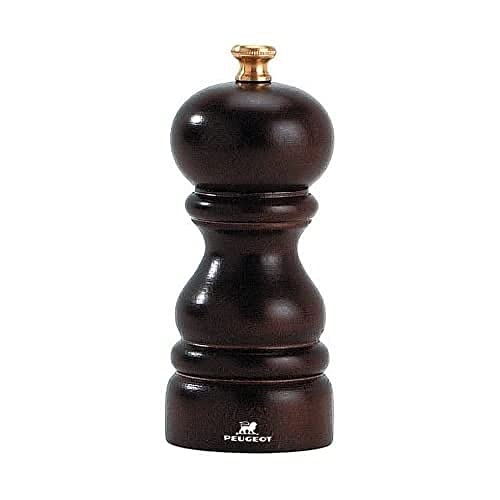 Peugeot Paris Chocolate - Salt & Pepper Grinders (Wood, Stainless Steel, Pepper, Chocolate, 120 Mm)