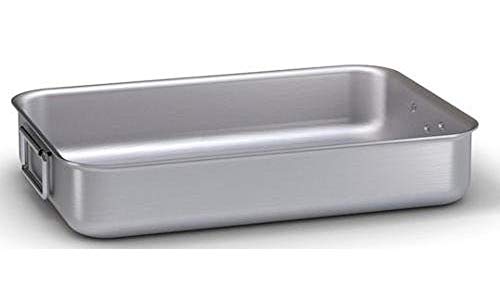 Ballarini Professionale 7040.45 Rostiera Alta, Alluminio, Grigio, 45 Cm