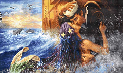 Letistitch - Kit Punto Croce Contato, Leti 940 Mermaid Kiss