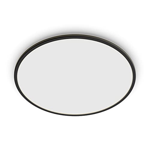 Philips Lighting Plafoniera Con Led Integrato Superslim, Per Esterni, Ip54, 4000K, Nera