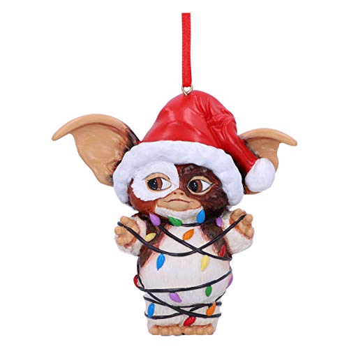 Nemesis Now Gremlins Gizmo - Adorno Decorativo Decorativo Para Colgar Con Luces De Hadas, Color Rojo (B5587T1)