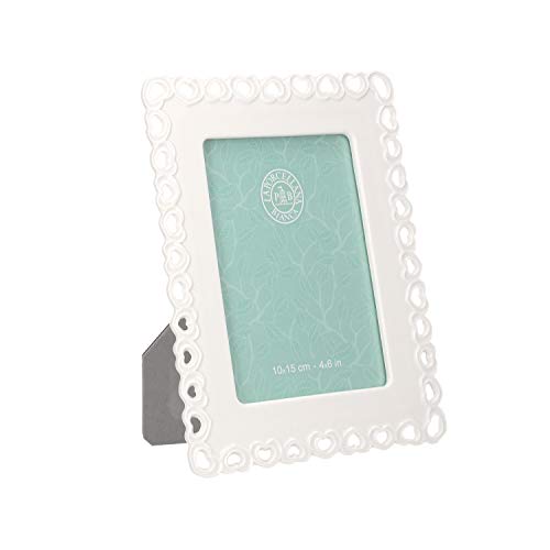 La Porcellana Bianca - Valentino Portafoto Rettangolare Traforato Per Foto 10X15 Cm In Gift Box