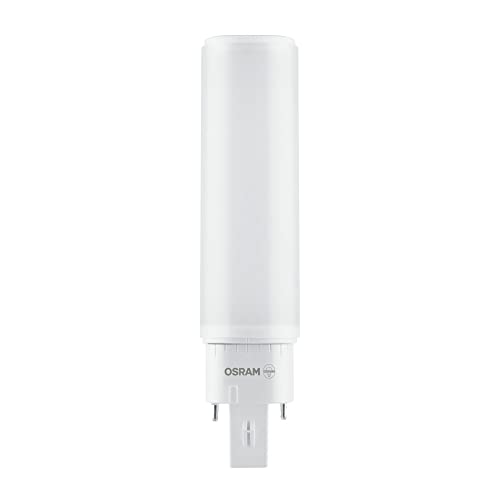 Osram Lampada Dulux D/E 13 Led Per Base G24Q-1, 6 Watt, 600 Lumen, Bianco Caldo (3000K), Ruotabile, Sostituzione Della Tradizionale Lampada Dulux 13W