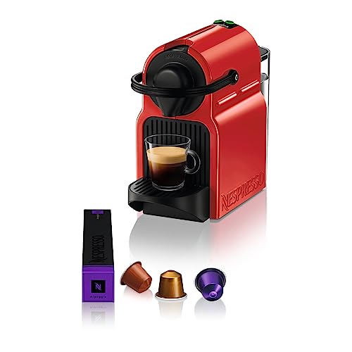 Krups Nespresso Inissia Red, Macchina Da Caffè, Macchina Per Caffè Espresso Con Capsule, Automatico Compatto, Pressione 19 Bar Yy1531Fd