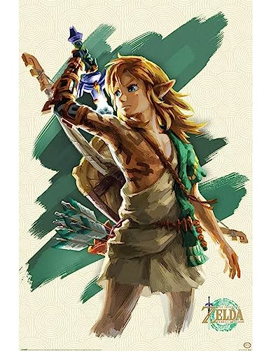 Pyramid - Poster The Legend Of Zelda - Tears Of The Kingdom Link - Poster Zelda