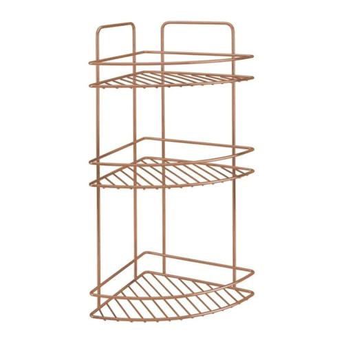 Metaltex Rinconera 3 Alturas Reflex Copper, Detailed In The Description, Grigio Metallizzato, 3 Pisos