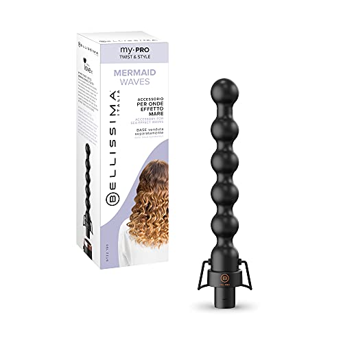 Bellissima My Pro Imetec Gt22 150 Accessorio Mermaid Waves Per Styler Arricciacapelli Twist&Style, Ferro Riscaldato Forma Bubbles, Diametro 25 Mm, Riv