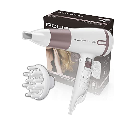Rowenta Premium Care Pro Cv7460 – Asciugacapelli, Motore Dc Di Alta Capacità, 2400 W, Funzione “Respect” Per Un 25% In Meno Di Disidratazione