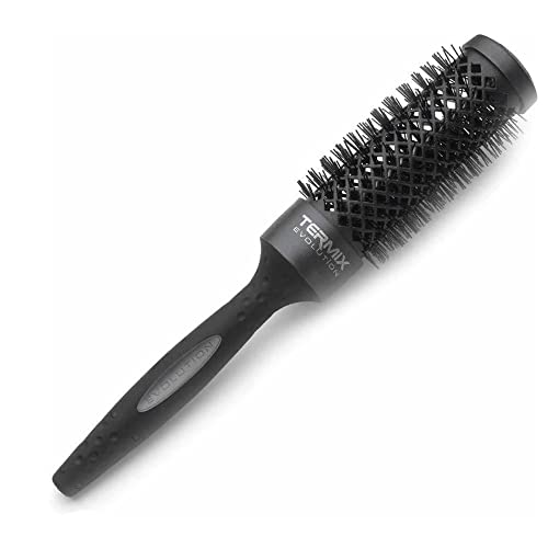 Termix Evolution Plus Ø32 - Spazzola Termica Rotonda Con Fibre Appositamente Studiate Per Capelli Spessi. Disponibile In 8 Diametri E In Formato Pack.