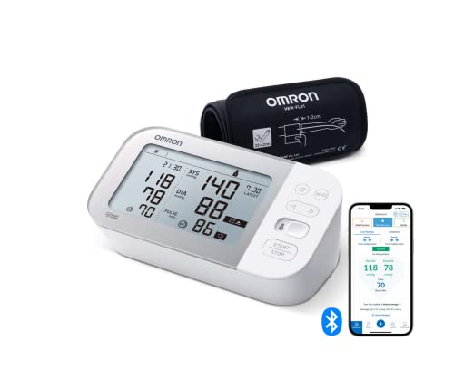 Omron X7 Smart Misuratori Di Pressione Da Braccio – Con Rilevazione Di Fibrillazione Atriale (Afib), Connessione Bluetooth - Ora Con 6 Mesi Abbonament